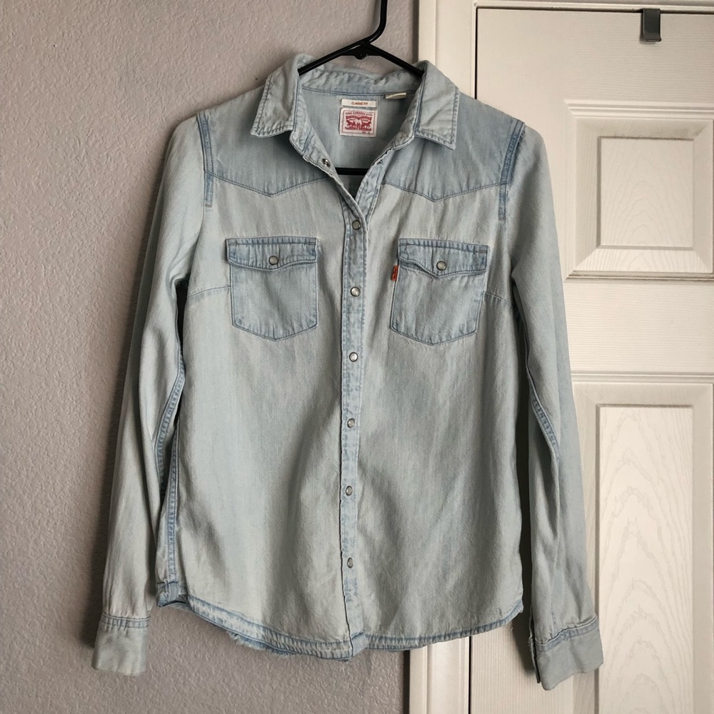 Final price ✨ Levi’s Orange Tab Western / Denim Shirt